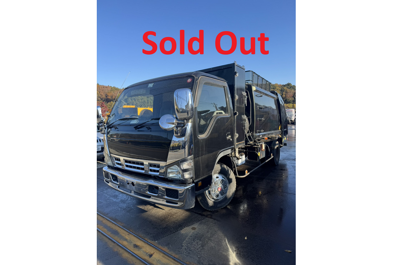 画像1626：4ｔ　パッカー車　入荷しました。　再塗装済みで綺麗です。